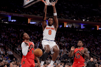 RJ Barrett, O.G. Anunoby & Davion Mitchell