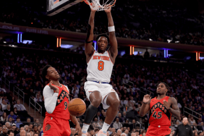 RJ Barrett, O.G. Anunoby & Davion Mitchell
