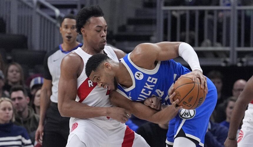 Scottie Barnes, Giannis Antetokounmpo